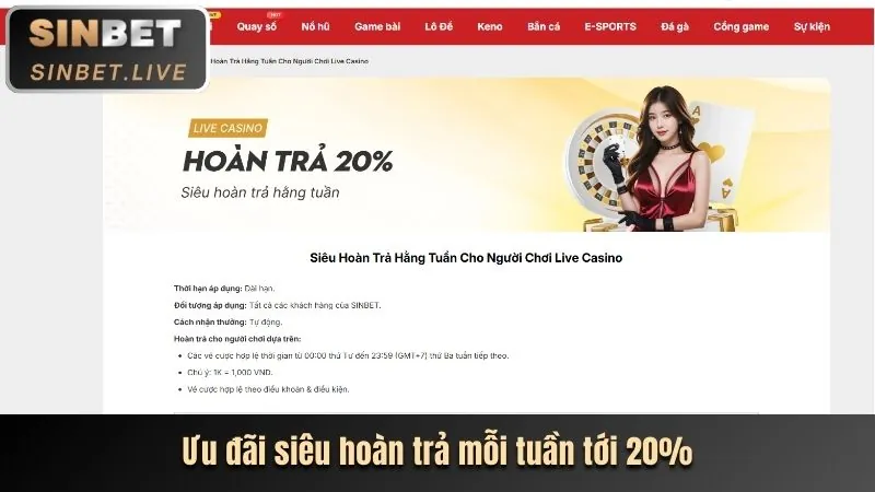 Sảnh casino trực tuyến với dealer người thật tại 789live
